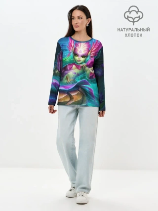 Лонгслив женский. Хлопок / Nami | League of Legends