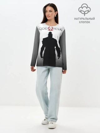 Лонгслив женский. Хлопок / God of War 4 Кратос
