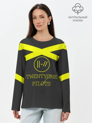 Лонгслив женский. Хлопок / Twenty One Pilots