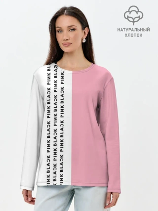 Лонгслив женский. Хлопок / BlackPink