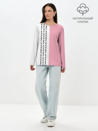 Лонгслив женский. Хлопок / BlackPink