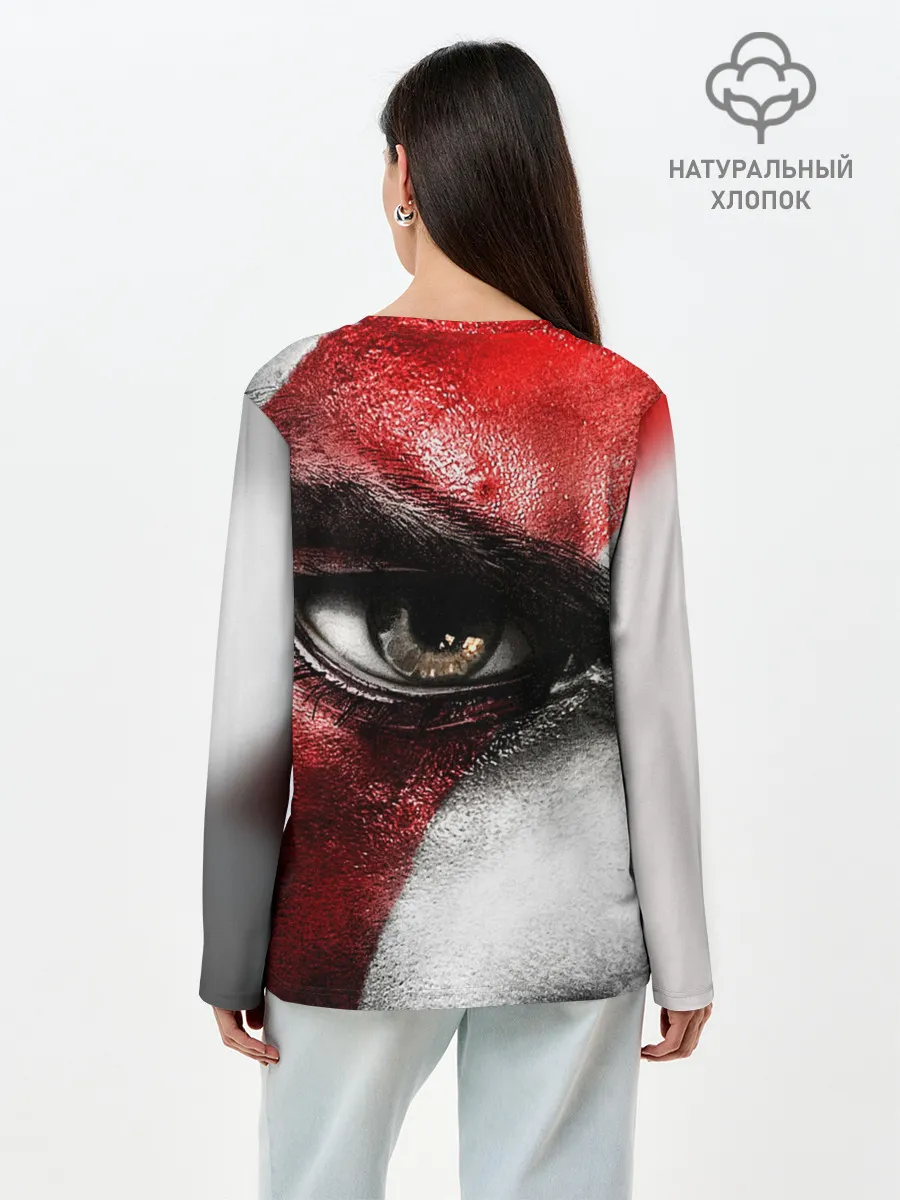 Лонгслив женский. Хлопок / Взгляд Кратоса