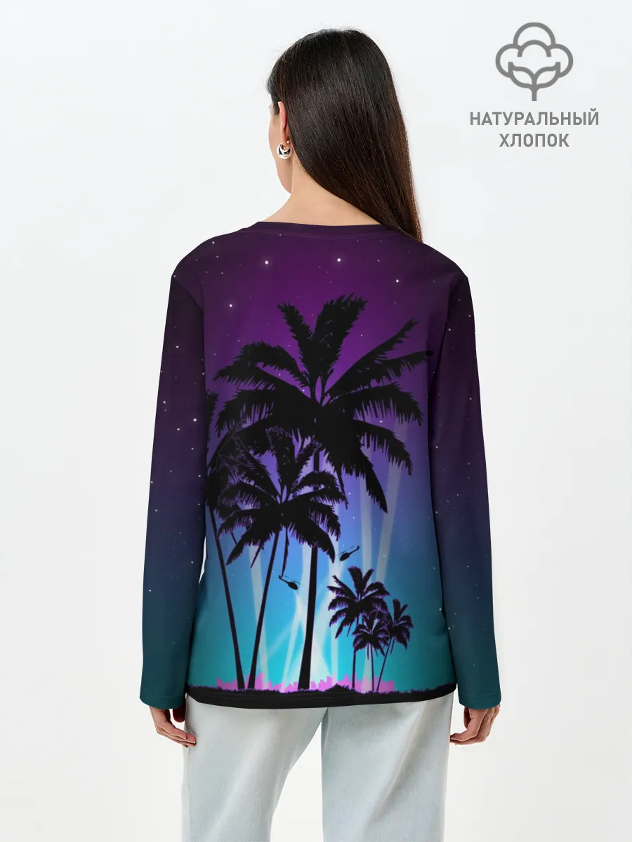 Лонгслив женский. Хлопок / GTA Vice City