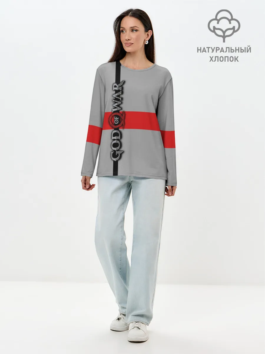 Лонгслив женский. Хлопок / God of War