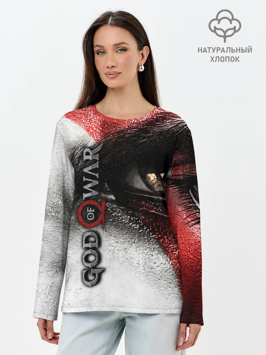 Лонгслив женский. Хлопок / God of War
