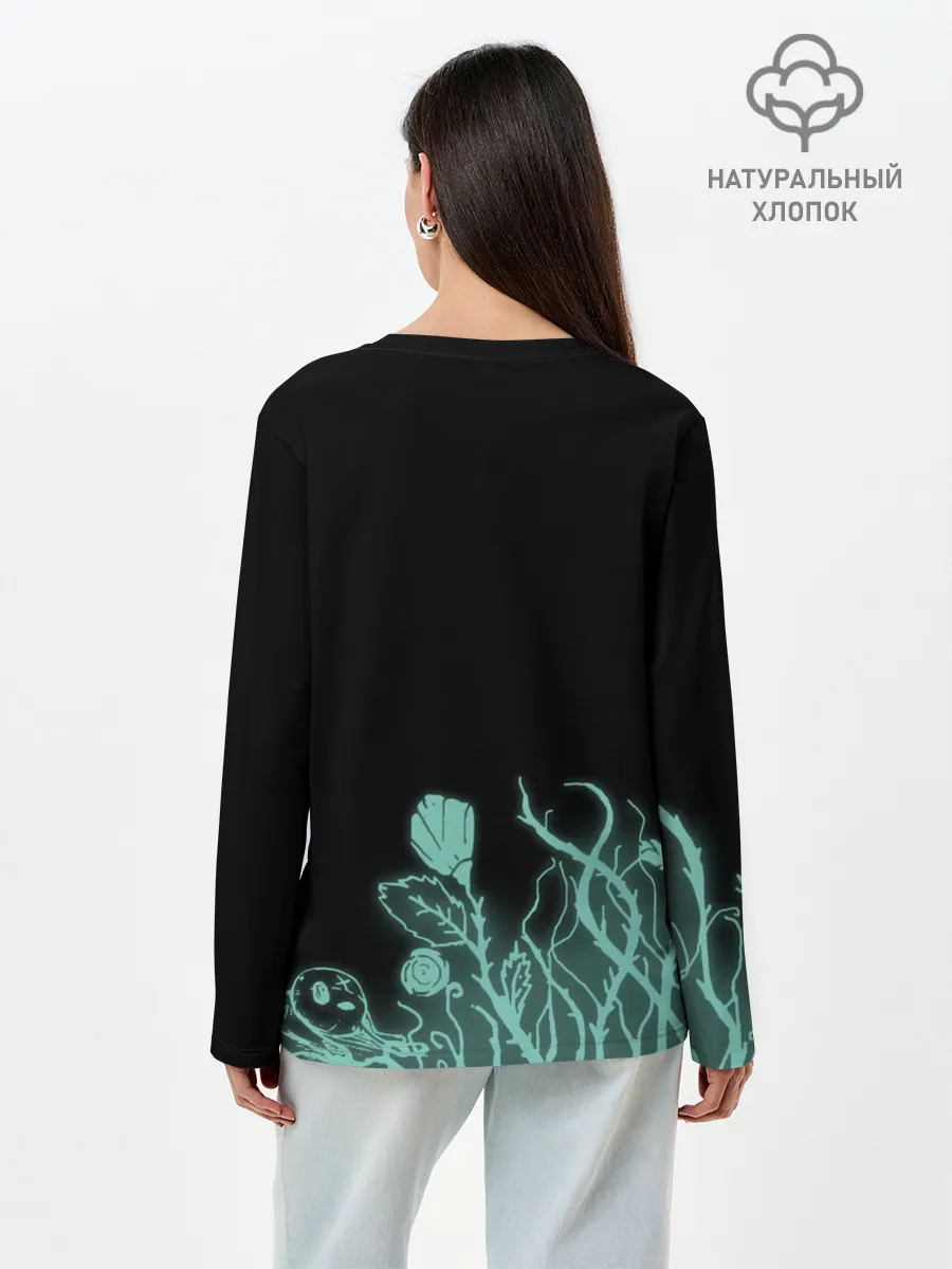 Лонгслив женский. Хлопок / Slipknot