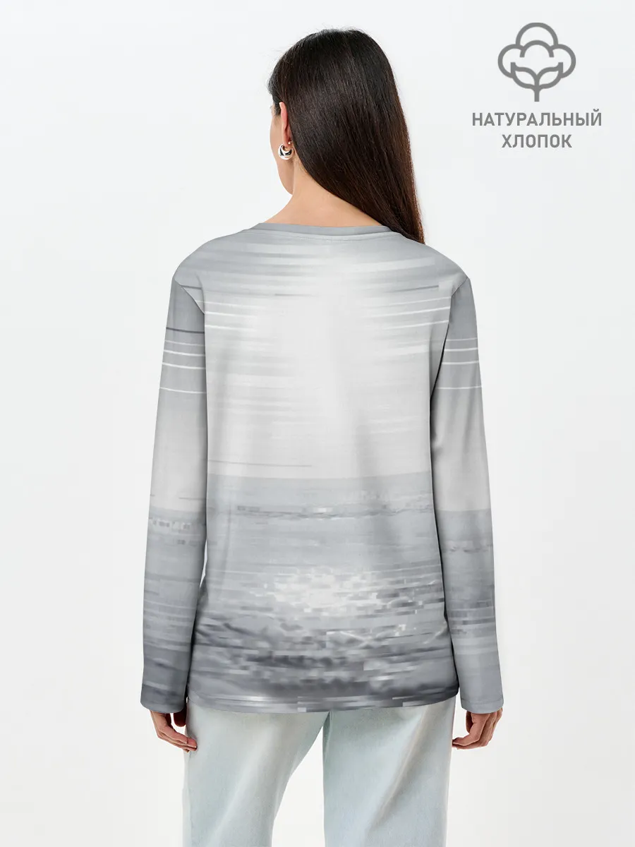 Лонгслив женский. Хлопок / DEATH STRANDING