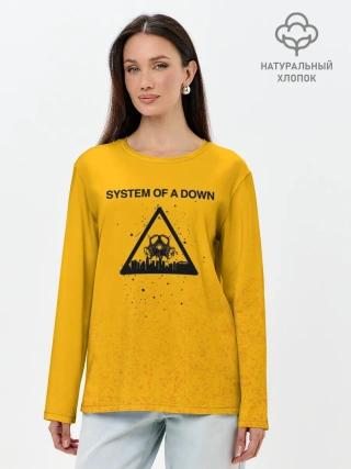 Лонгслив женский. Хлопок / System of a Down