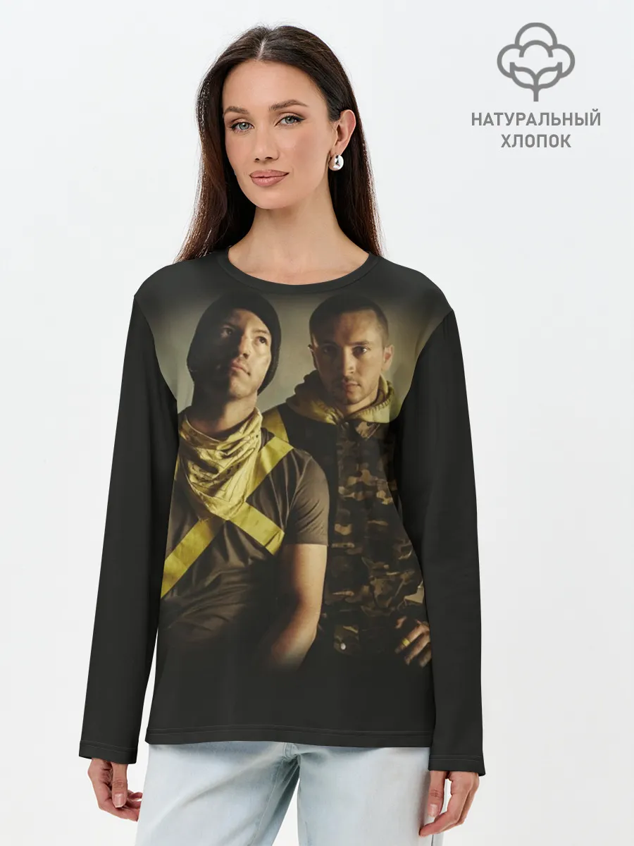 Лонгслив женский. Хлопок / TWENTY ONE PILOTS / TOP