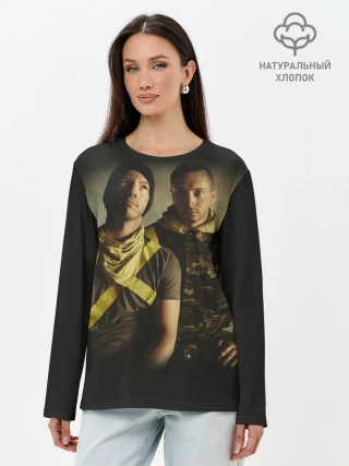 Лонгслив женский. Хлопок / TWENTY ONE PILOTS / TOP