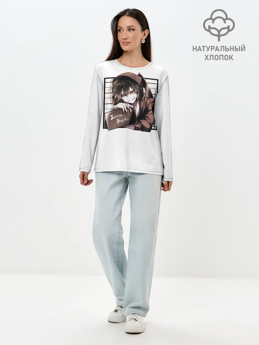 Лонгслив женский. Хлопок / Isaac Foster