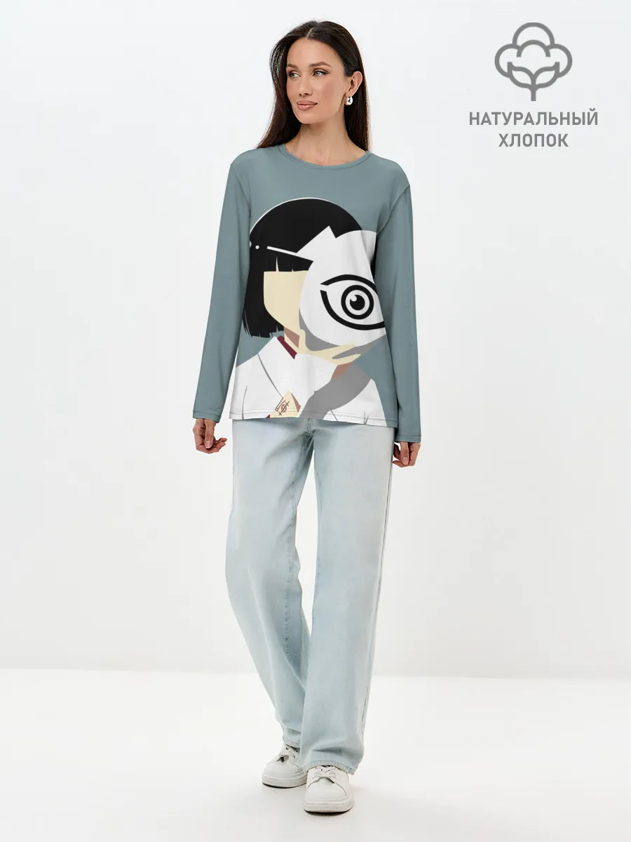 Лонгслив женский. Хлопок / Нора - синки Ято