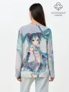 Лонгслив женский. Хлопок / Сияние Мика Хацуне