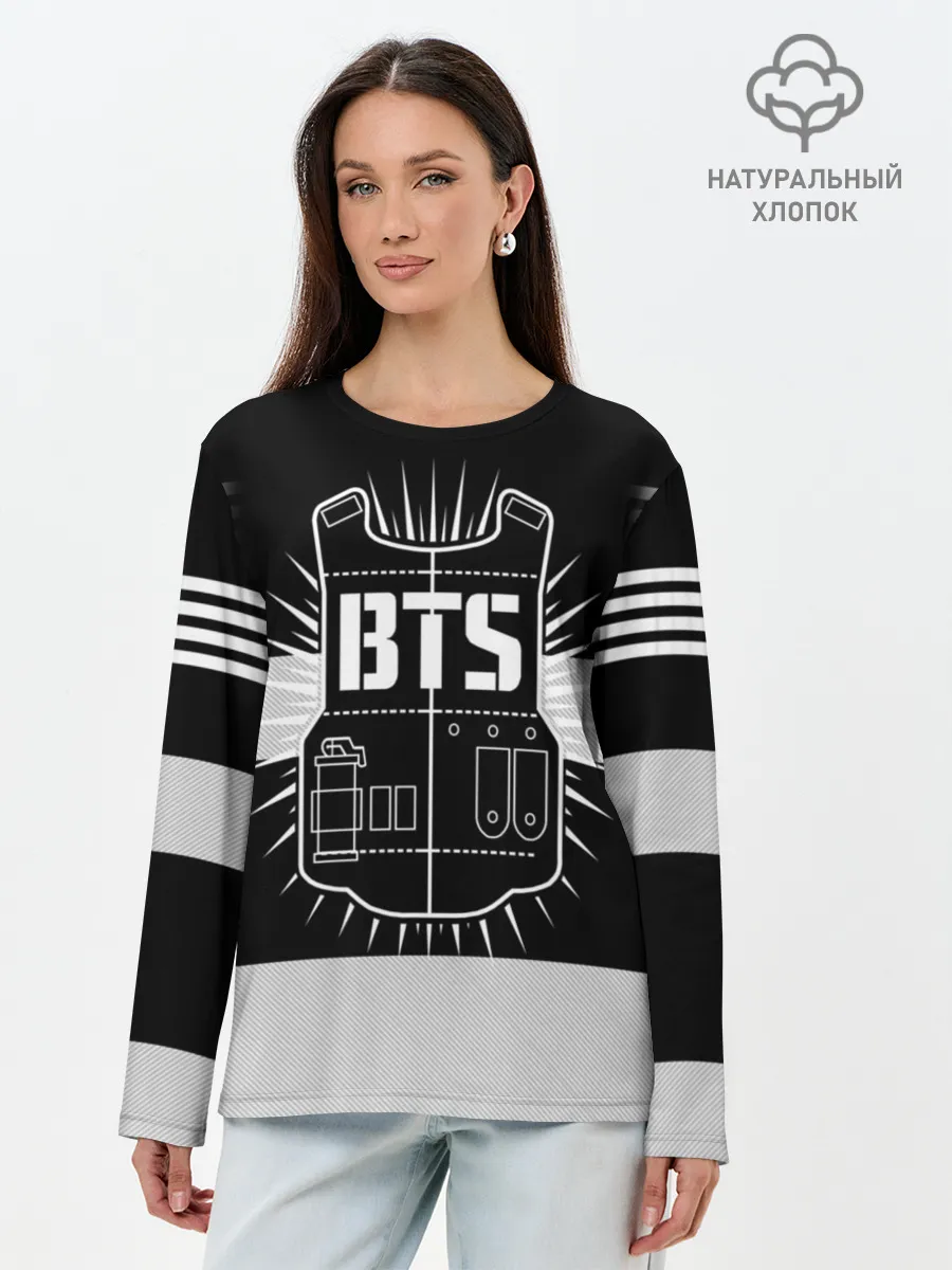Лонгслив женский. Хлопок / BTS ARMY 97 JUNG KOOK