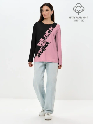 Лонгслив женский. Хлопок / BLACKPINK | БЛЕКПИНК