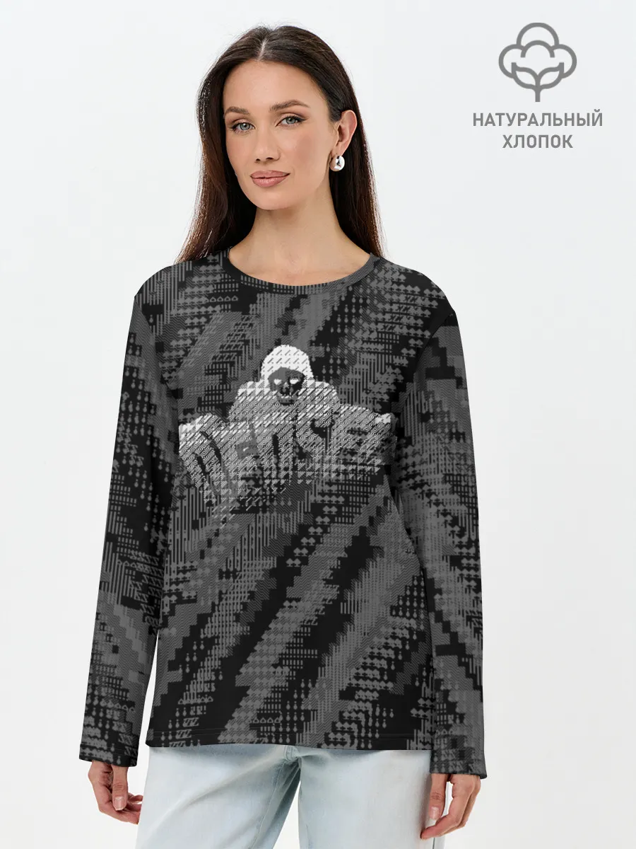 Лонгслив женский. Хлопок / WATCH DOGS 2 DED SEC