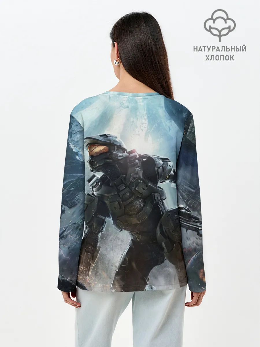 Лонгслив женский. Хлопок / Halo