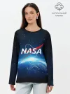 Лонгслив женский. Хлопок / NASA