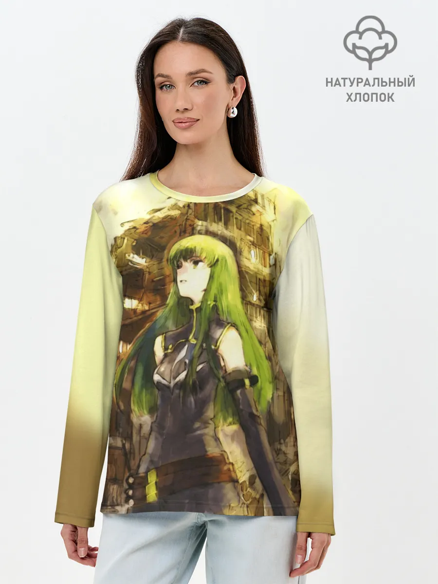 Лонгслив женский. Хлопок / Code Geass art
