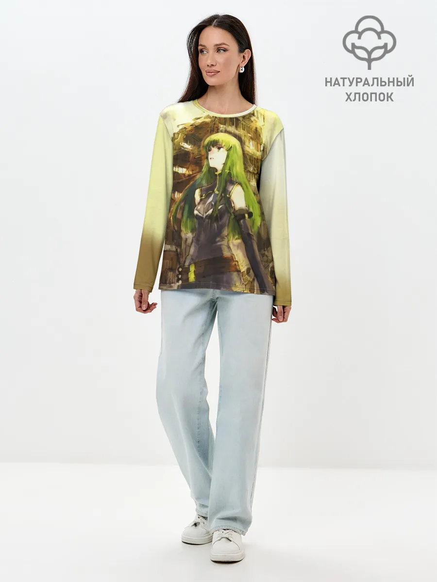 Лонгслив женский. Хлопок / Code Geass art