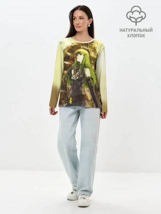 Лонгслив женский. Хлопок / Code Geass art