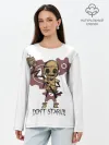Лонгслив женский. Хлопок / Dont starve