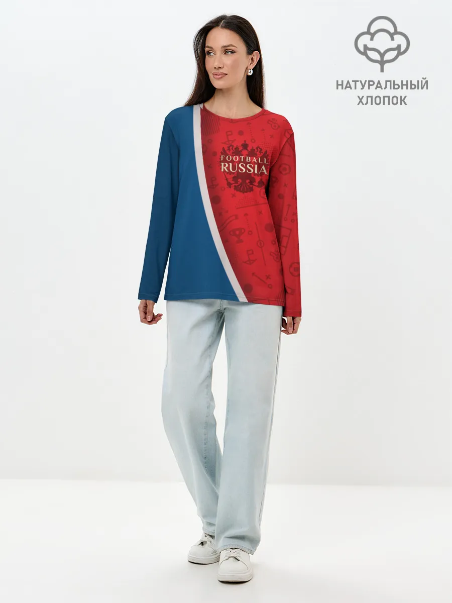 Лонгслив женский. Хлопок / Football Russia