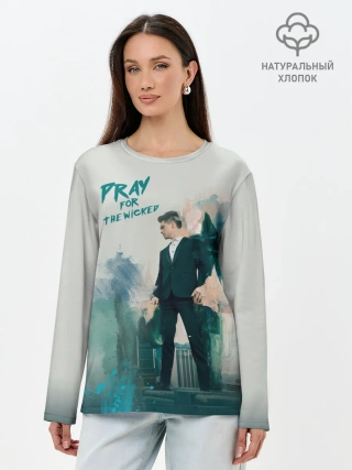 Лонгслив женский. Хлопок / Brendon Urie