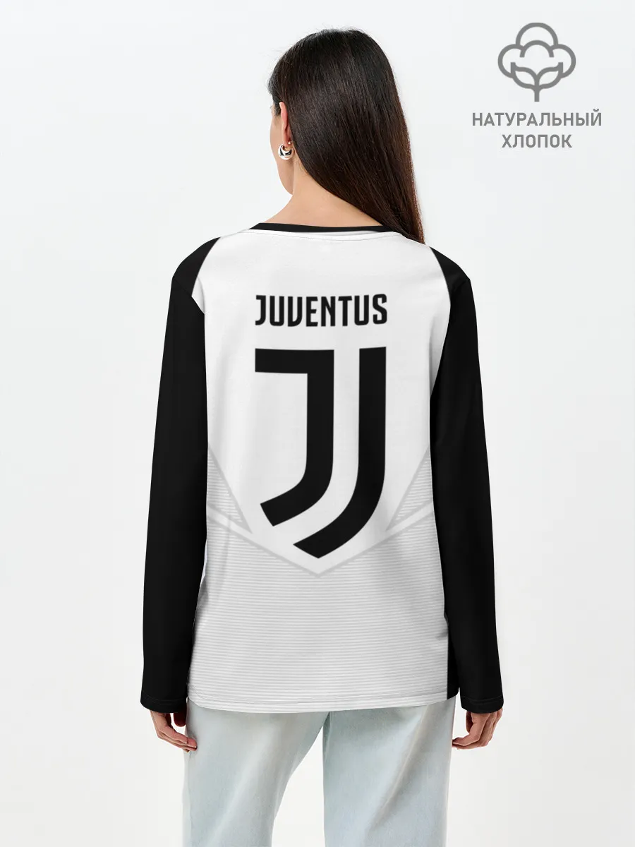Лонгслив женский. Хлопок / JUVENTUS SPORT