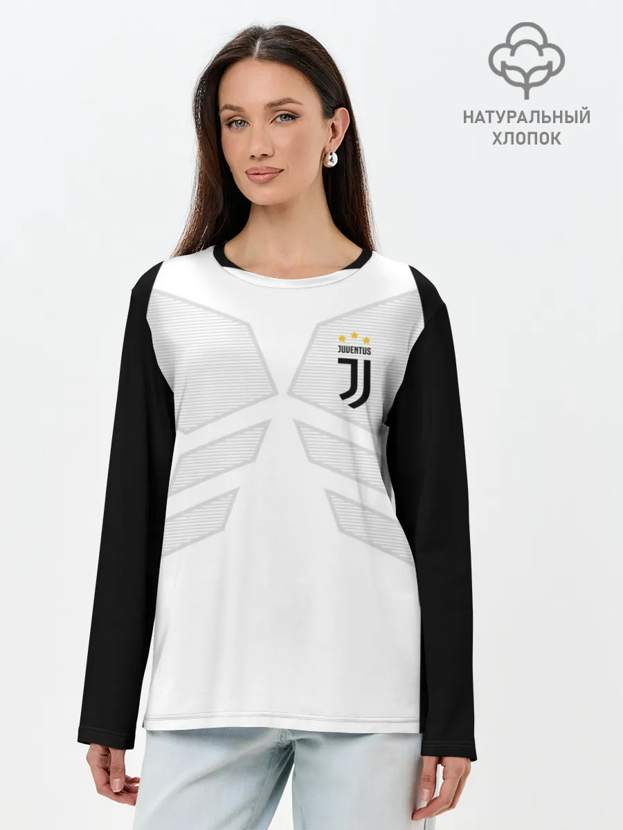 Лонгслив женский. Хлопок / JUVENTUS SPORT