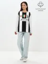 Лонгслив женский. Хлопок / JUVENTUS BIANCONERI