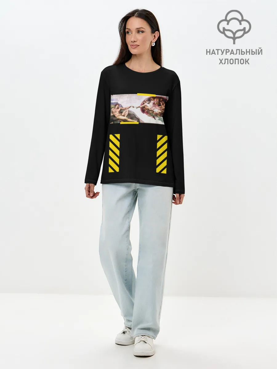 Лонгслив женский. Хлопок / Сотворение Бренда