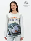 Лонгслив женский. Хлопок / De Lorean Outatime
