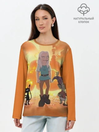 Лонгслив женский. Хлопок / Разочарование