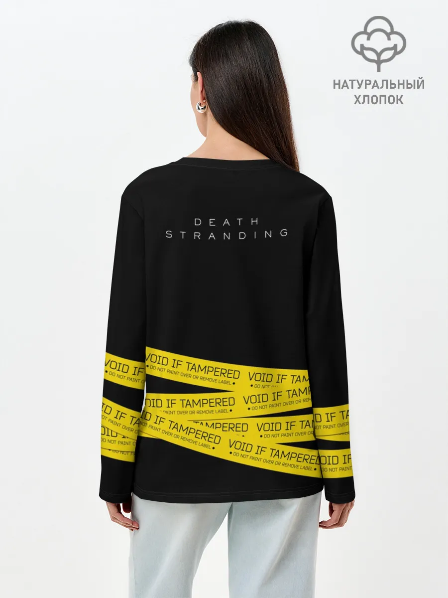 Лонгслив женский. Хлопок / VOID IF TAMPERED