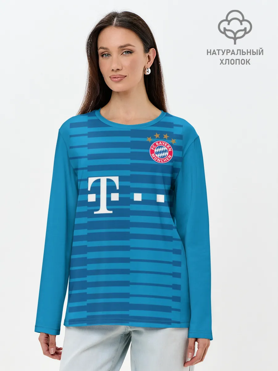 Лонгслив женский. Хлопок / Neuer home 18-19