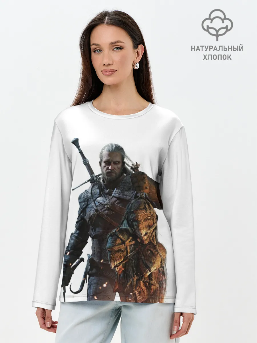 Лонгслив женский. Хлопок / The Witcher