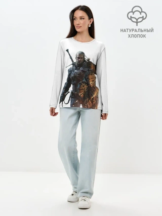 Лонгслив женский. Хлопок / The Witcher
