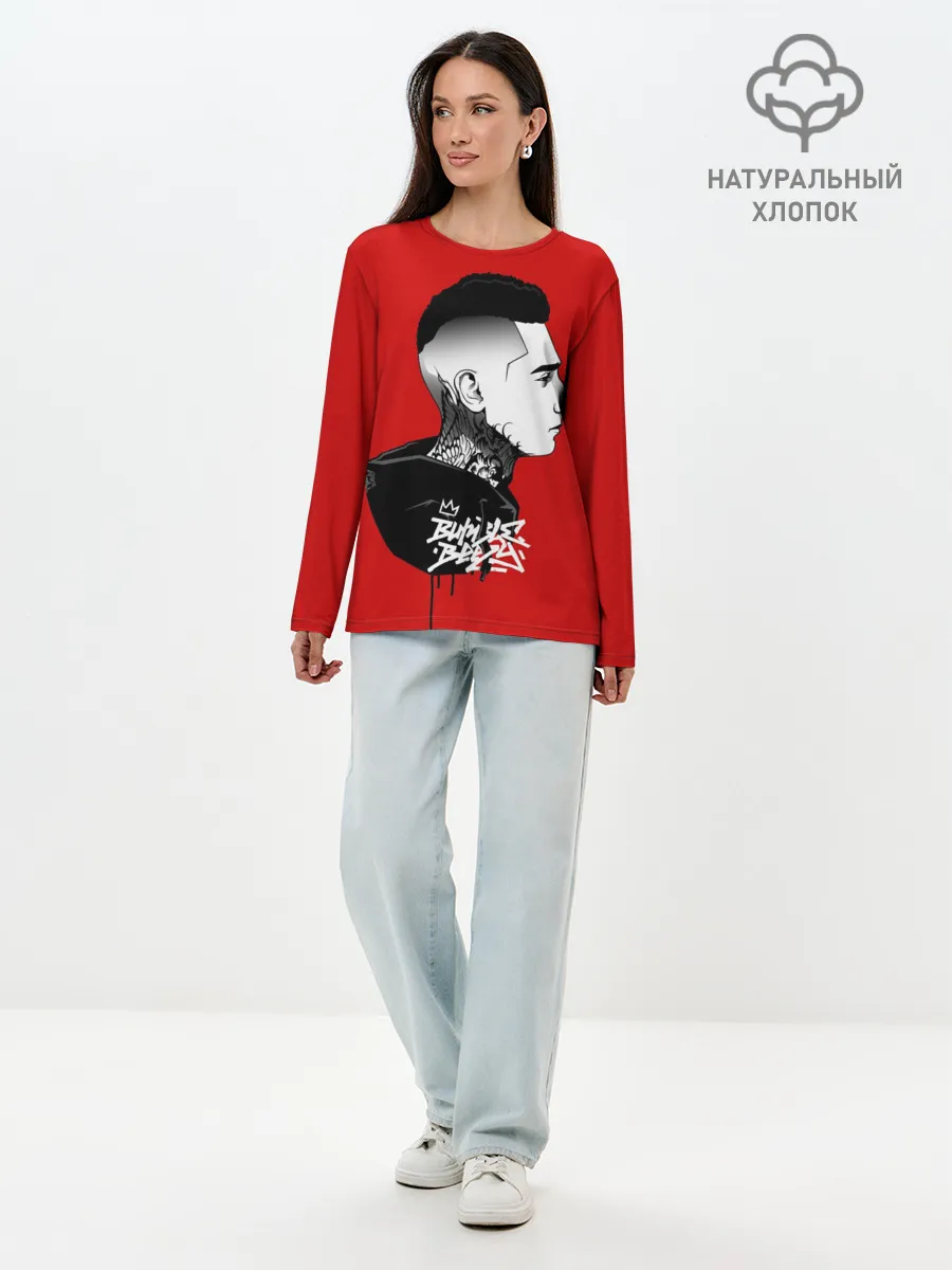 Лонгслив женский. Хлопок / Bumble Beezy