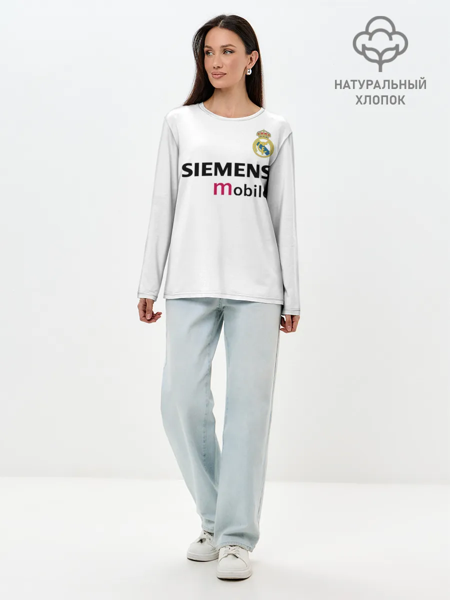 Лонгслив женский. Хлопок / Рауль Реал Ретро