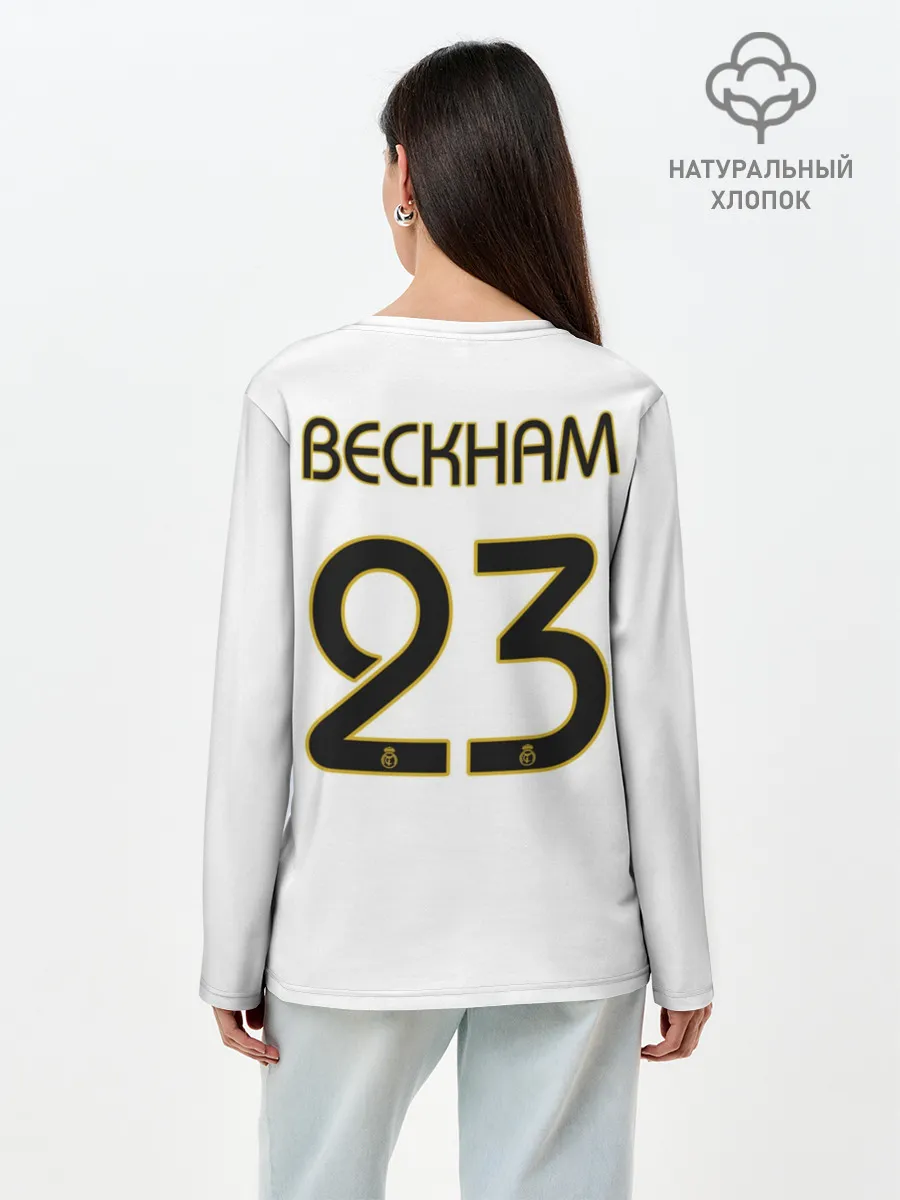 Лонгслив женский. Хлопок / Бекхэм Реал Ретро