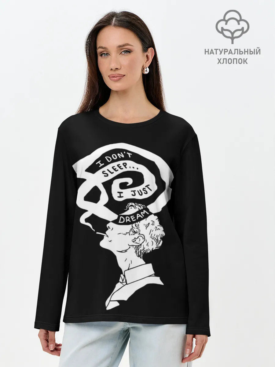 Лонгслив женский. Хлопок / True Detective