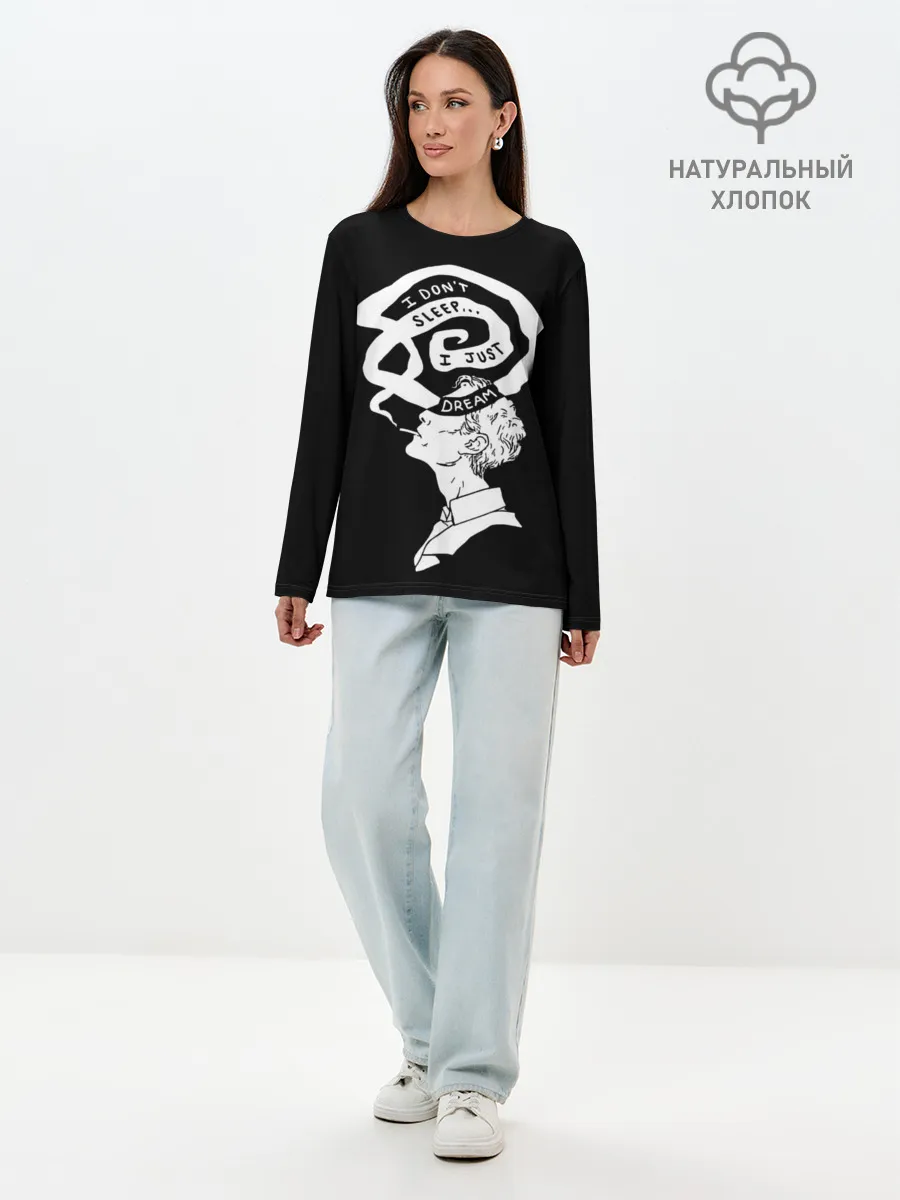 Лонгслив женский. Хлопок / True Detective