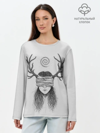 Лонгслив женский. Хлопок / True Detective