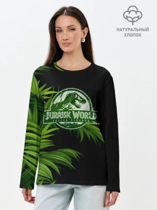 Лонгслив женский. Хлопок / JURASSIC WORLD
