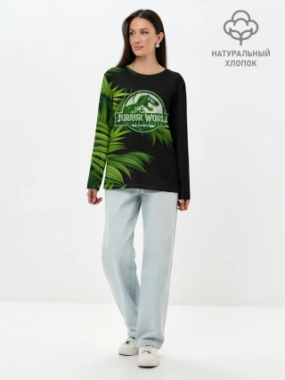 Лонгслив женский. Хлопок / JURASSIC WORLD
