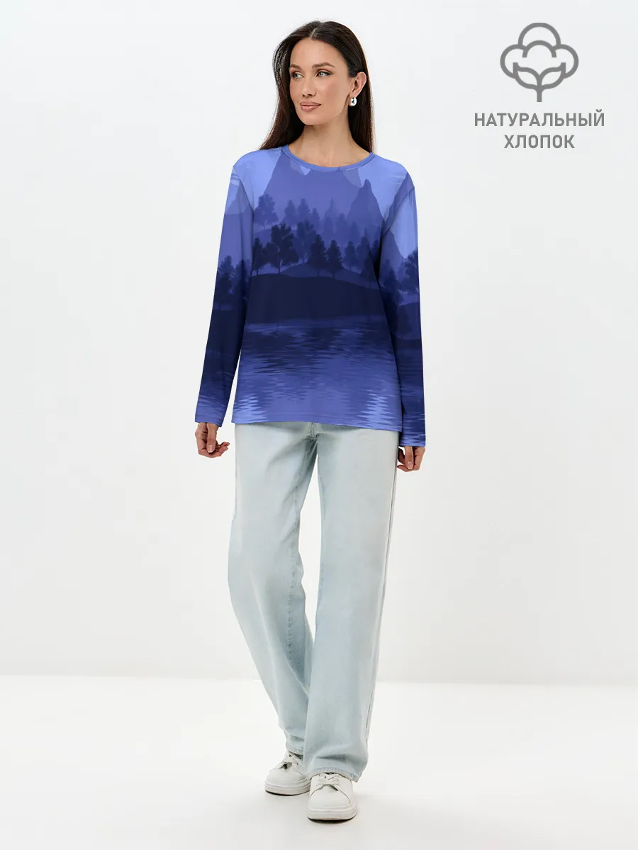 Лонгслив женский. Хлопок / Firewatch