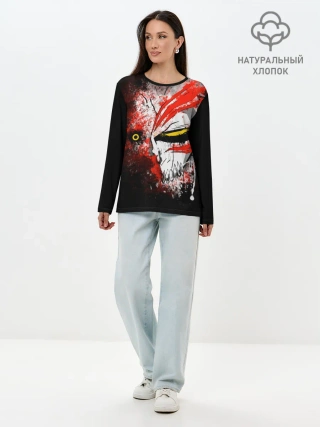 Лонгслив женский. Хлопок / BLEACH face