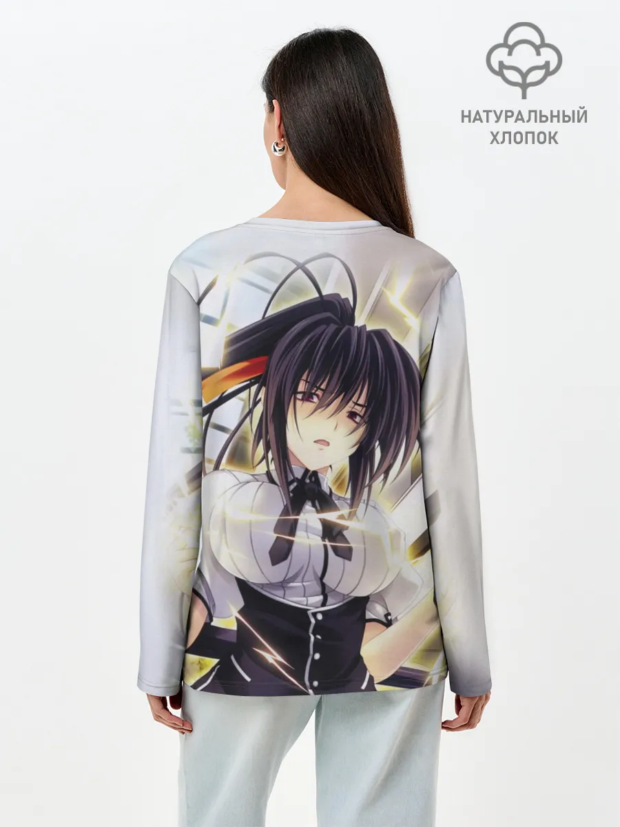Лонгслив женский. Хлопок / Акено Химеджима