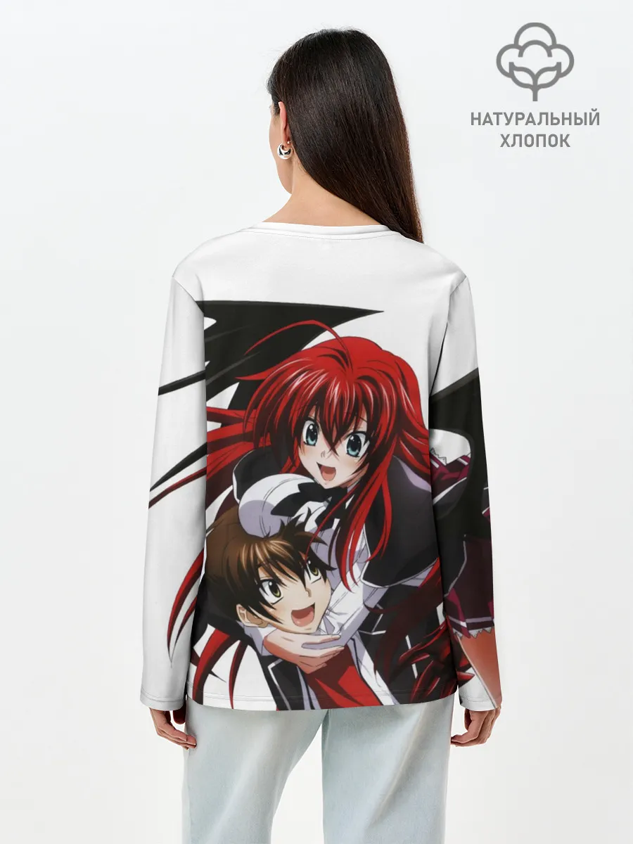 Лонгслив женский. Хлопок / Иссей и Риас